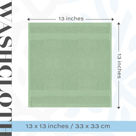 White Classic light green color for fresh bathroom decor.