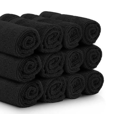 White Classic 16x30 towels; machine washable and quick-dry for everyday luxury.