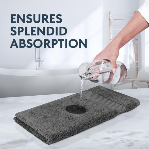 White Classic soft absorbent washcloths for spa, bathroom, or dorm use.