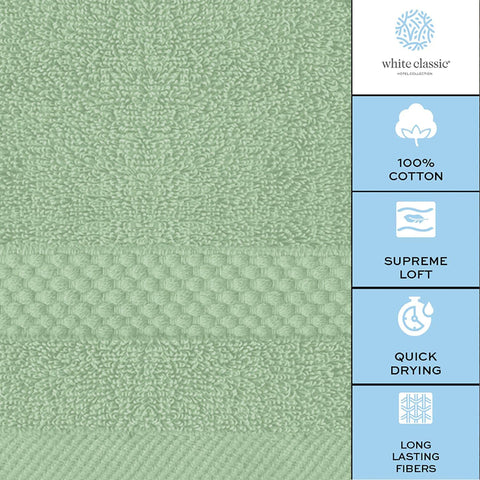 White Classic soft surface close-up highlights non-shedding feel.