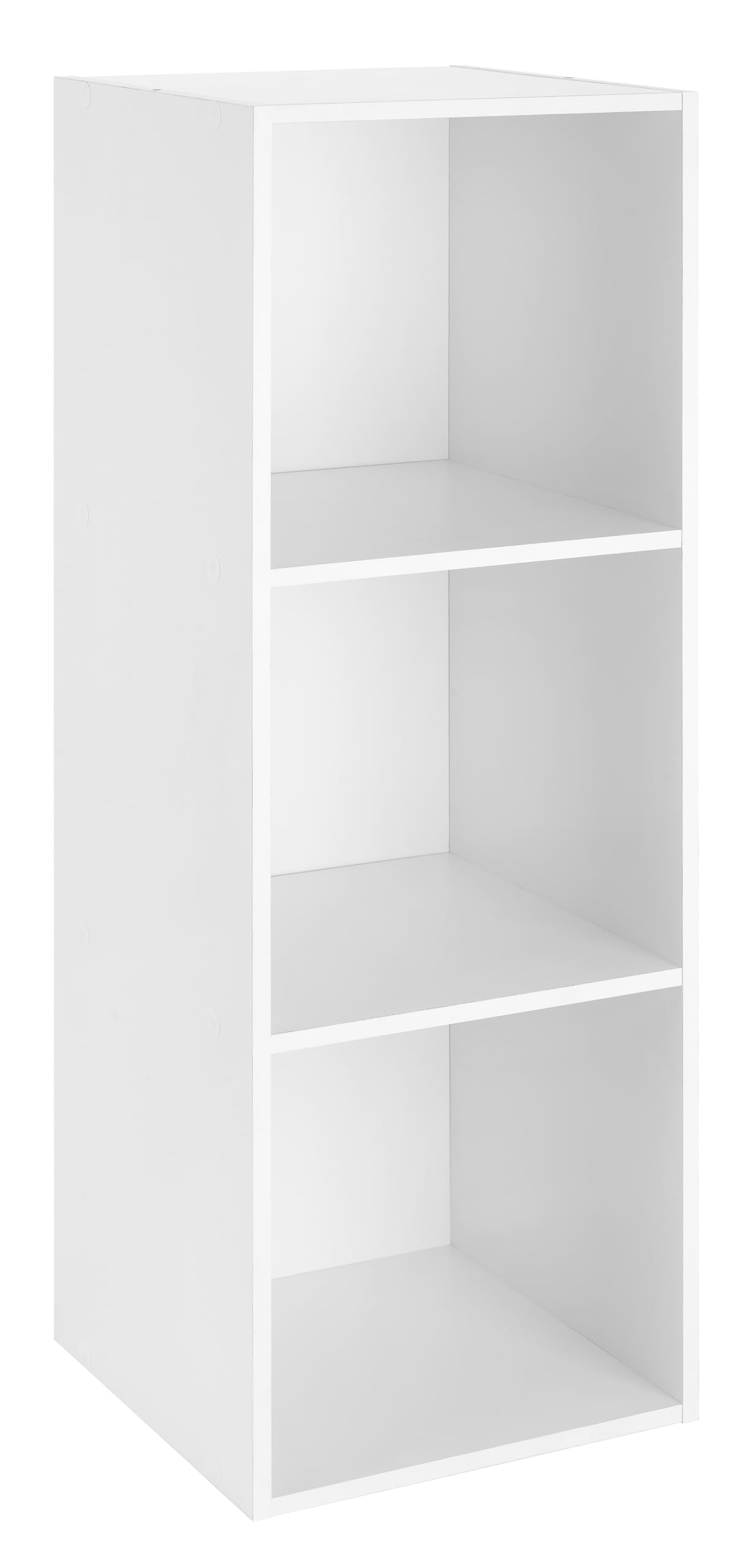 Whitmor 3 Cube Storage Organizer open design displaying items in cubes