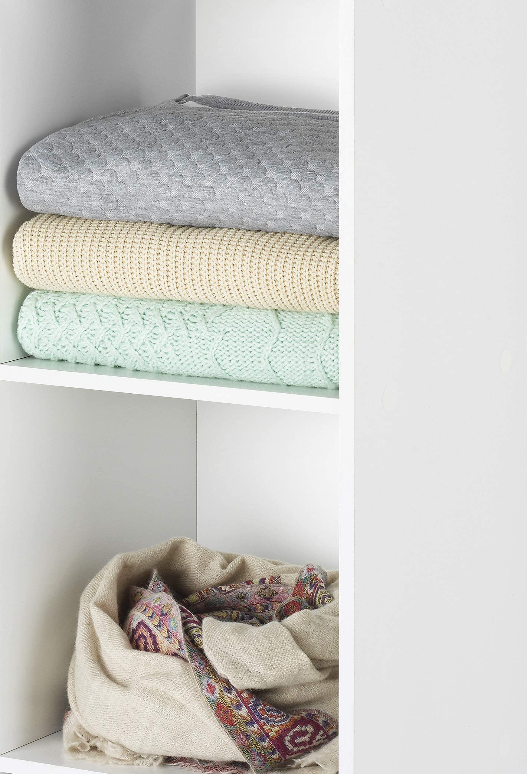 Whitmor 3 Cube Storage Organizer stable and stackable modular design
