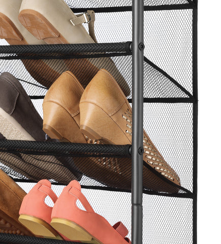 Whitmor adjustable door hooks fit various door sizes.