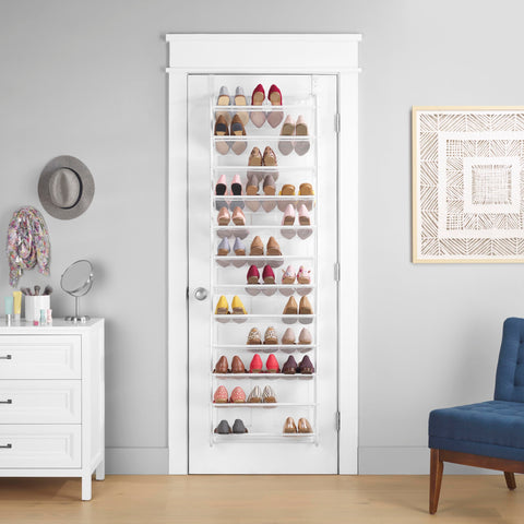 Whitmor anti-sag durable frame maintains shape for long-term hanging storage.
