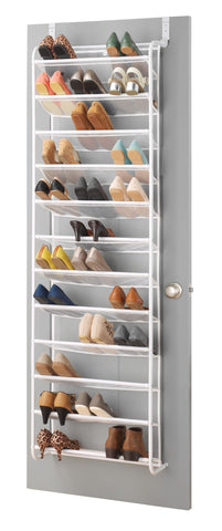 Whitmor breathable mesh panel promotes airflow to keep footwear fresh.