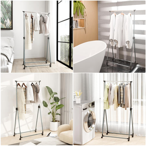 Whitmor compact-fold storage design for off-season closet space.