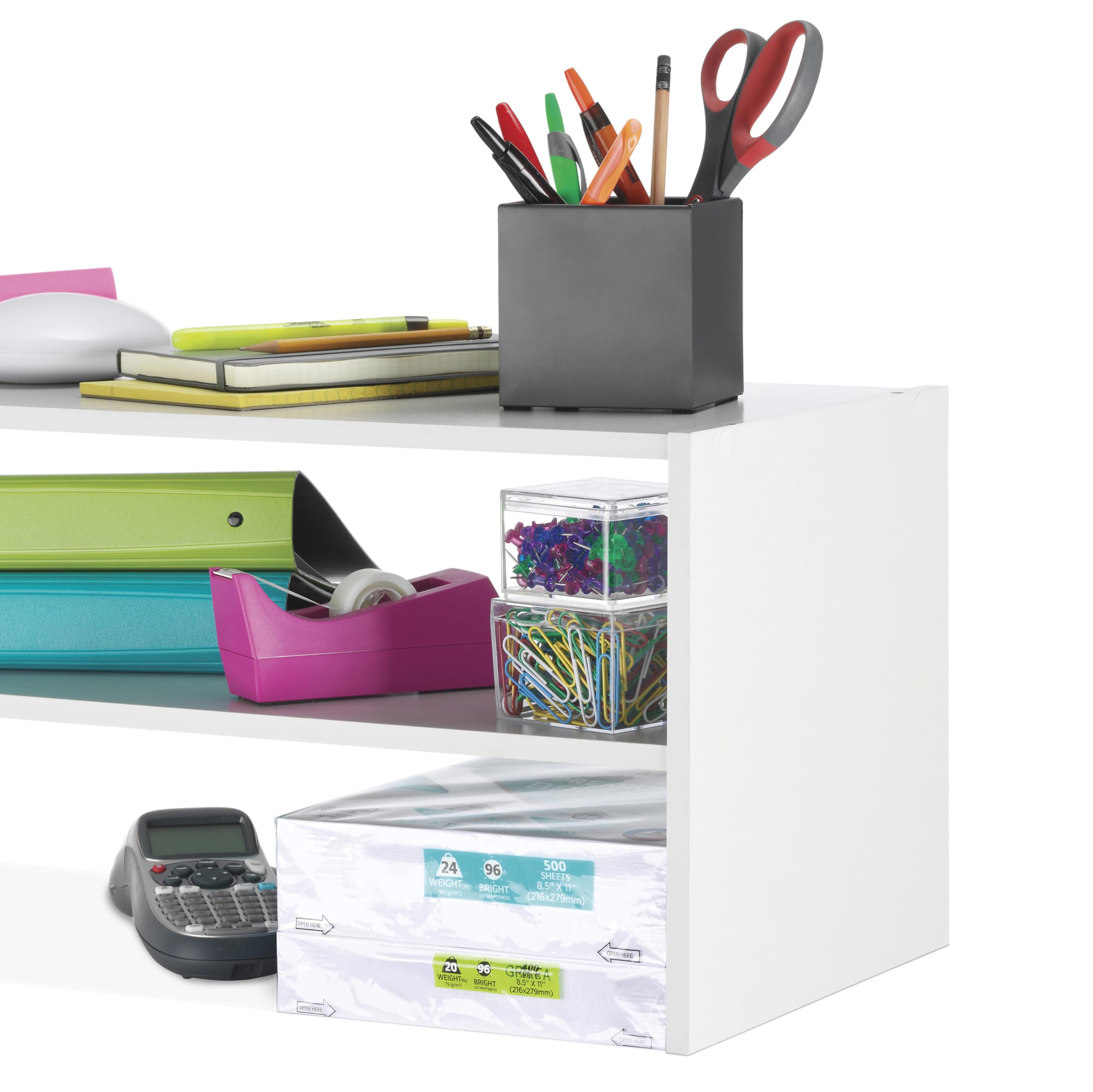 Whitmor compact footprint fits tight spaces in home closets.