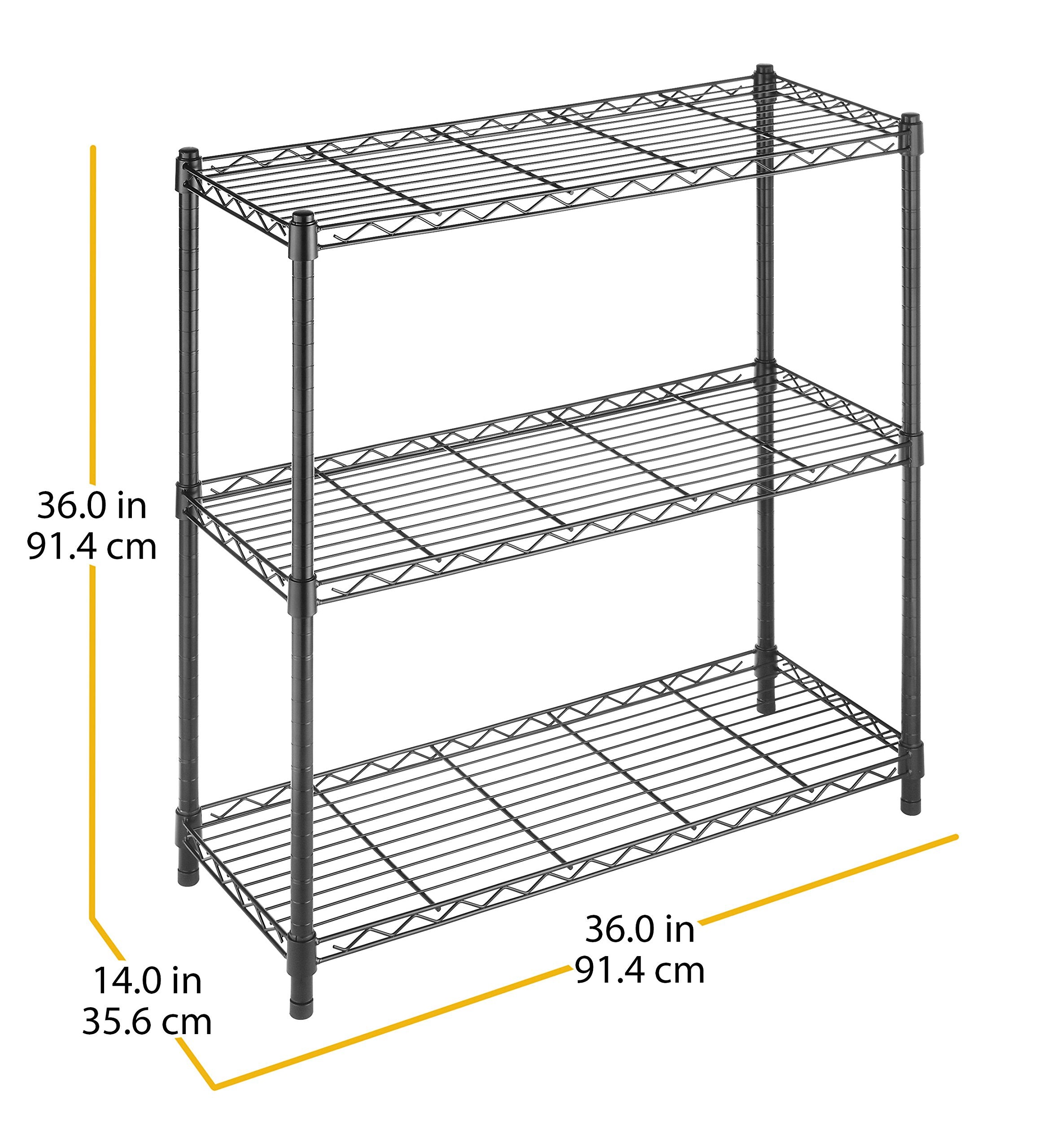 Whitmor easy-assembly design shown with no tools required.