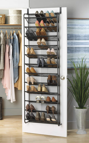 Whitmor heavy-duty metal frame supports durable, sag-free storage.