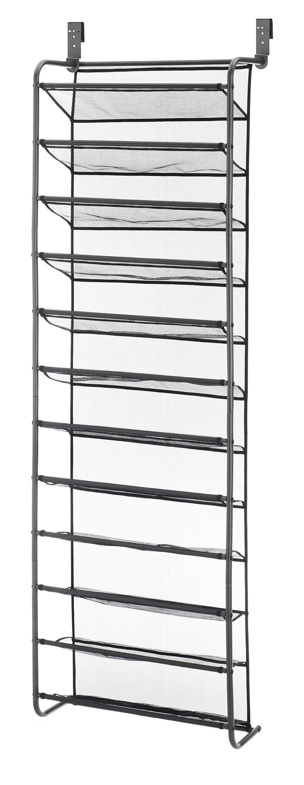 Whitmor mesh-back panel promotes airflow to keep shoes fresh.