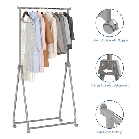 Whitmor multipurpose rack suitable for home, office, or events.