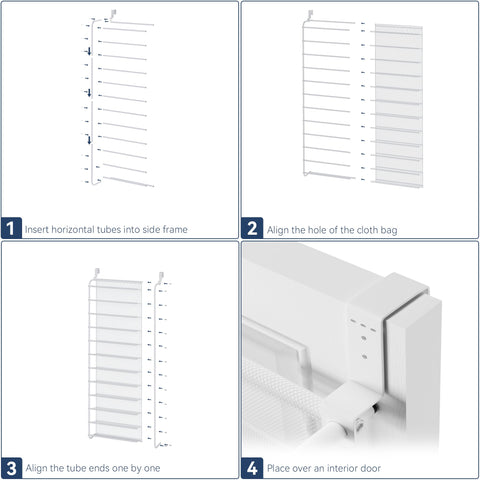 Whitmor space-saving closet organizer ideal for apartments and dorms.