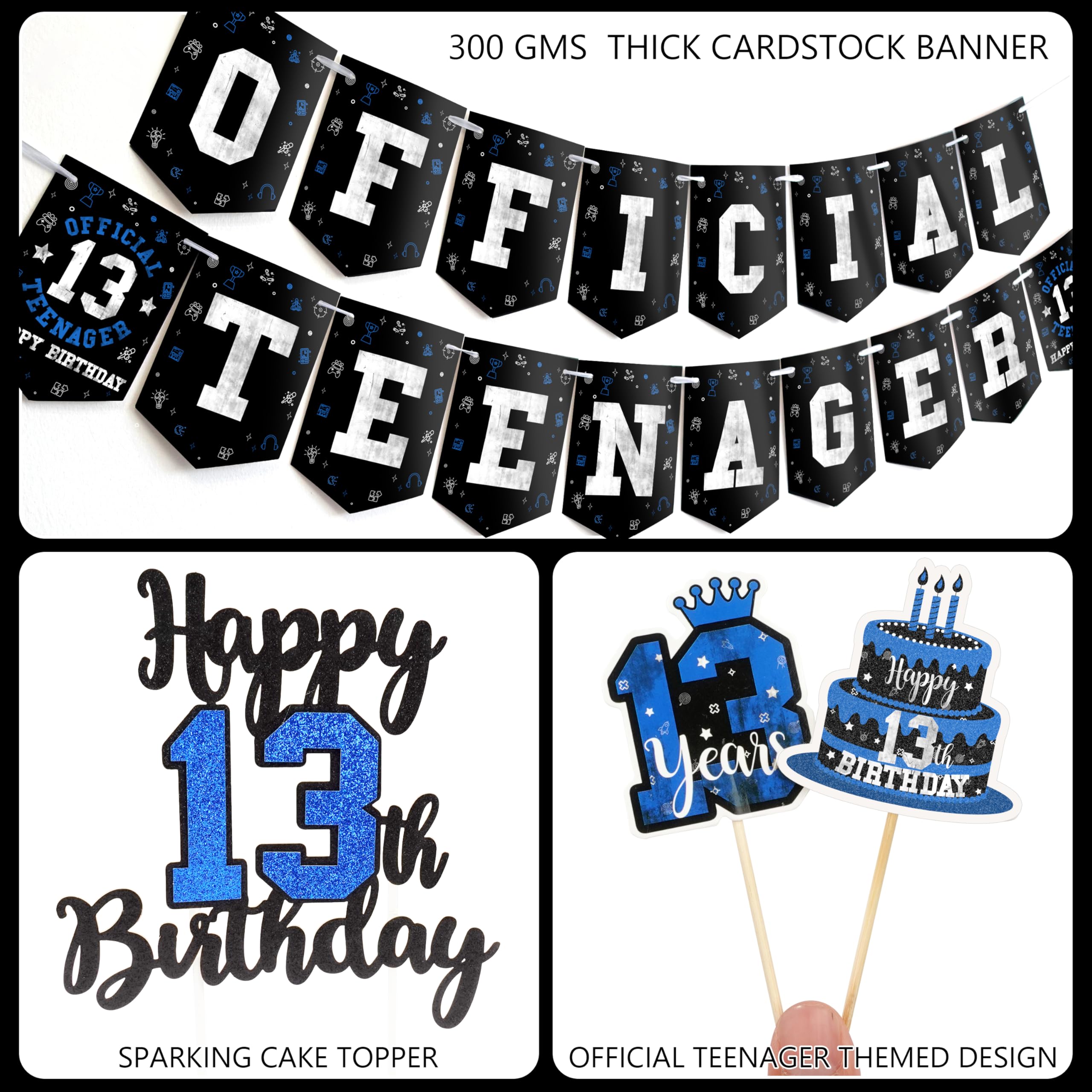 WHYMEO large 13 number foil balloons for standout photo moments