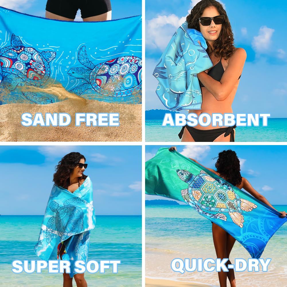 Widdonen gift-ready beach towels ideal for adults who love sun and sea