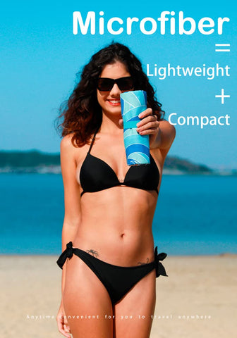 Widdonen microfiber beach towel sand-free surface for beach days.