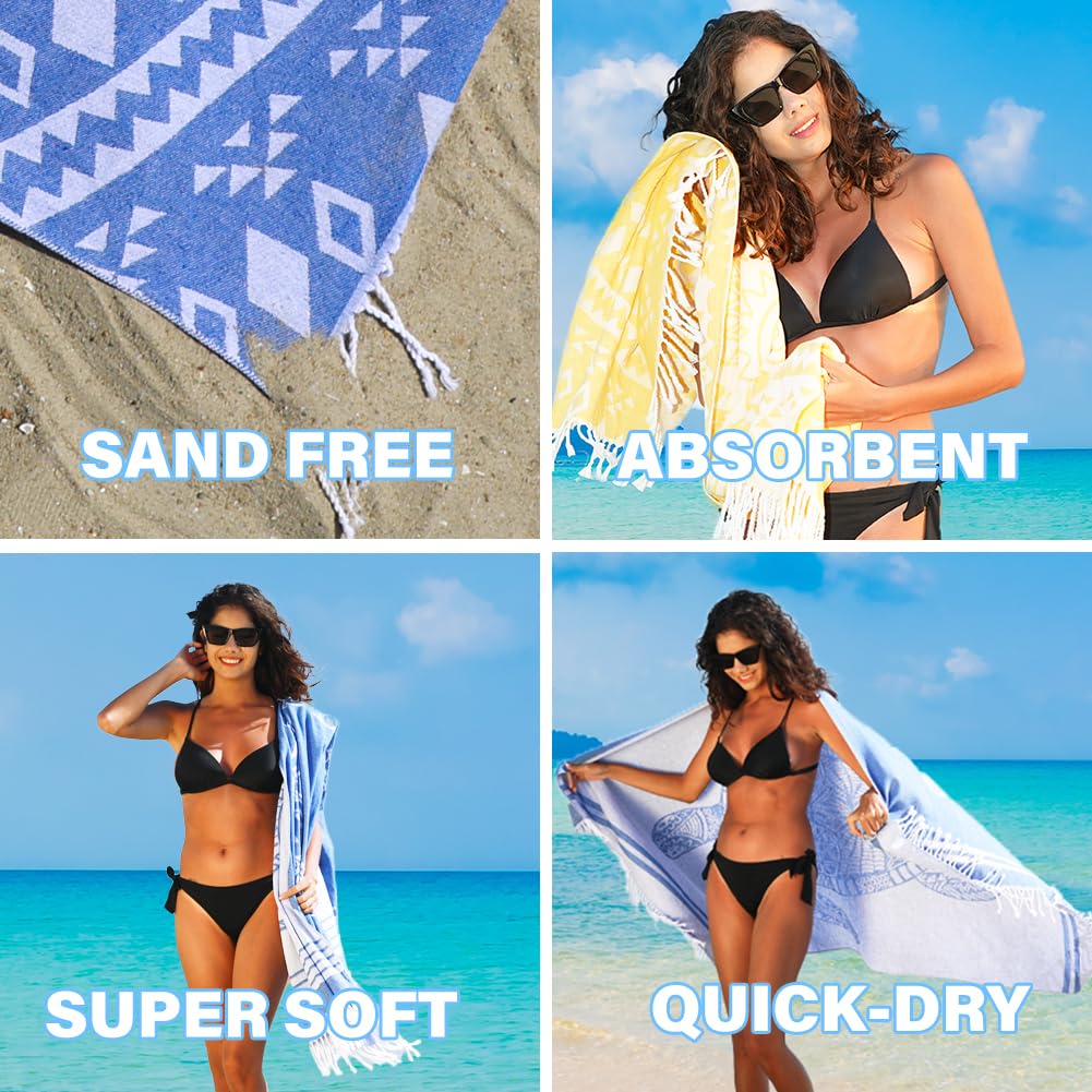 Widdonen travel-friendly packable towel folds compactly for easy packing.