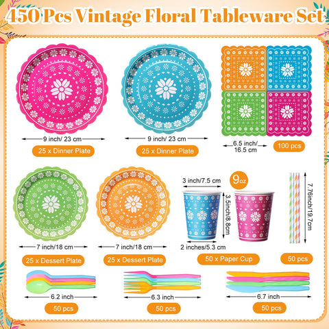 Widecook Fiesta napkins add color while absorbing spills