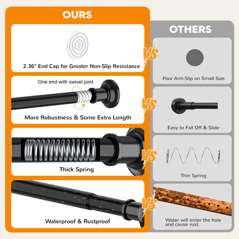 Widyana spring-telescopic design provides strong tension and secure fit