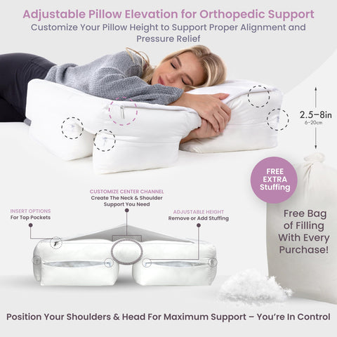 Wife Pillow hypoallergenic fiber provides breathable, irritation-free comfort.