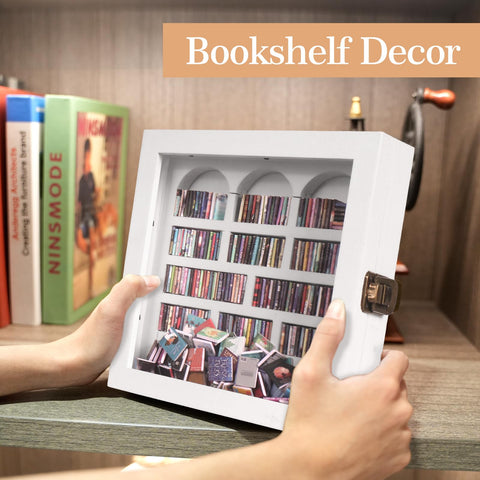 WifePro Anxiety Bookshelf encourages calming moments and creative display options.