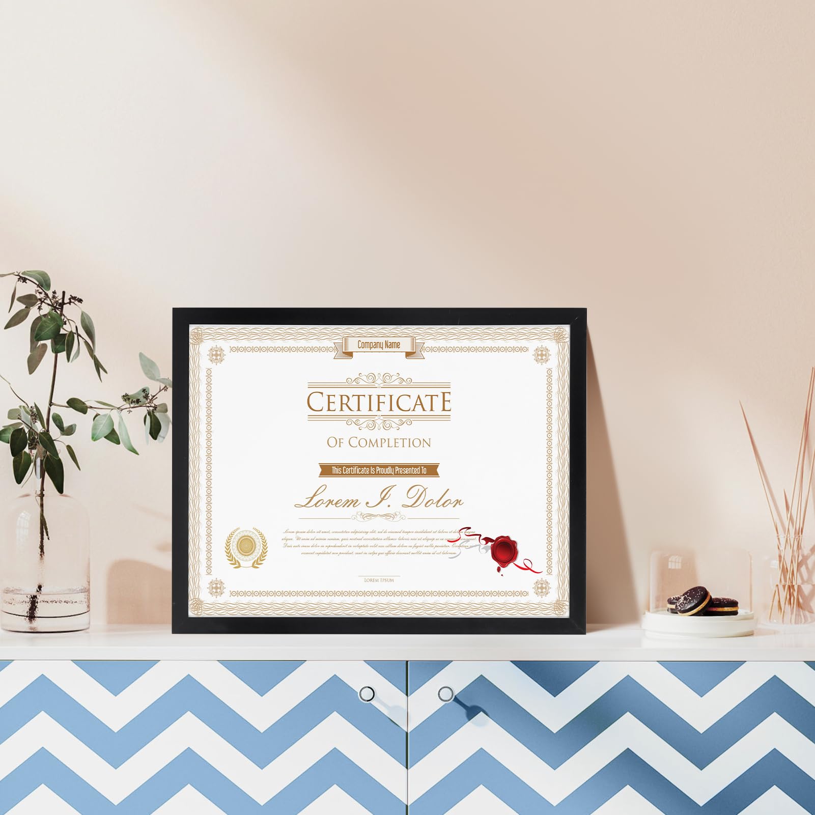 WIFTREY 8.5x11 frame set easy hanging or kickstand display