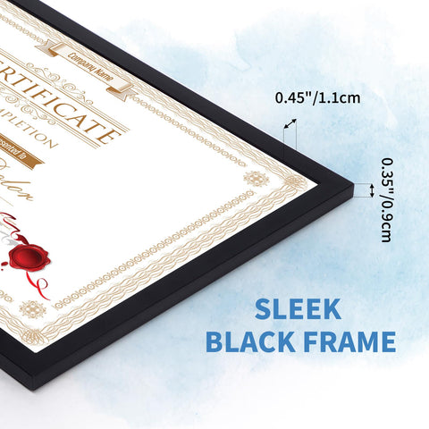 WIFTREY 8.5x11 frame set plexiglass front protects photos from dust