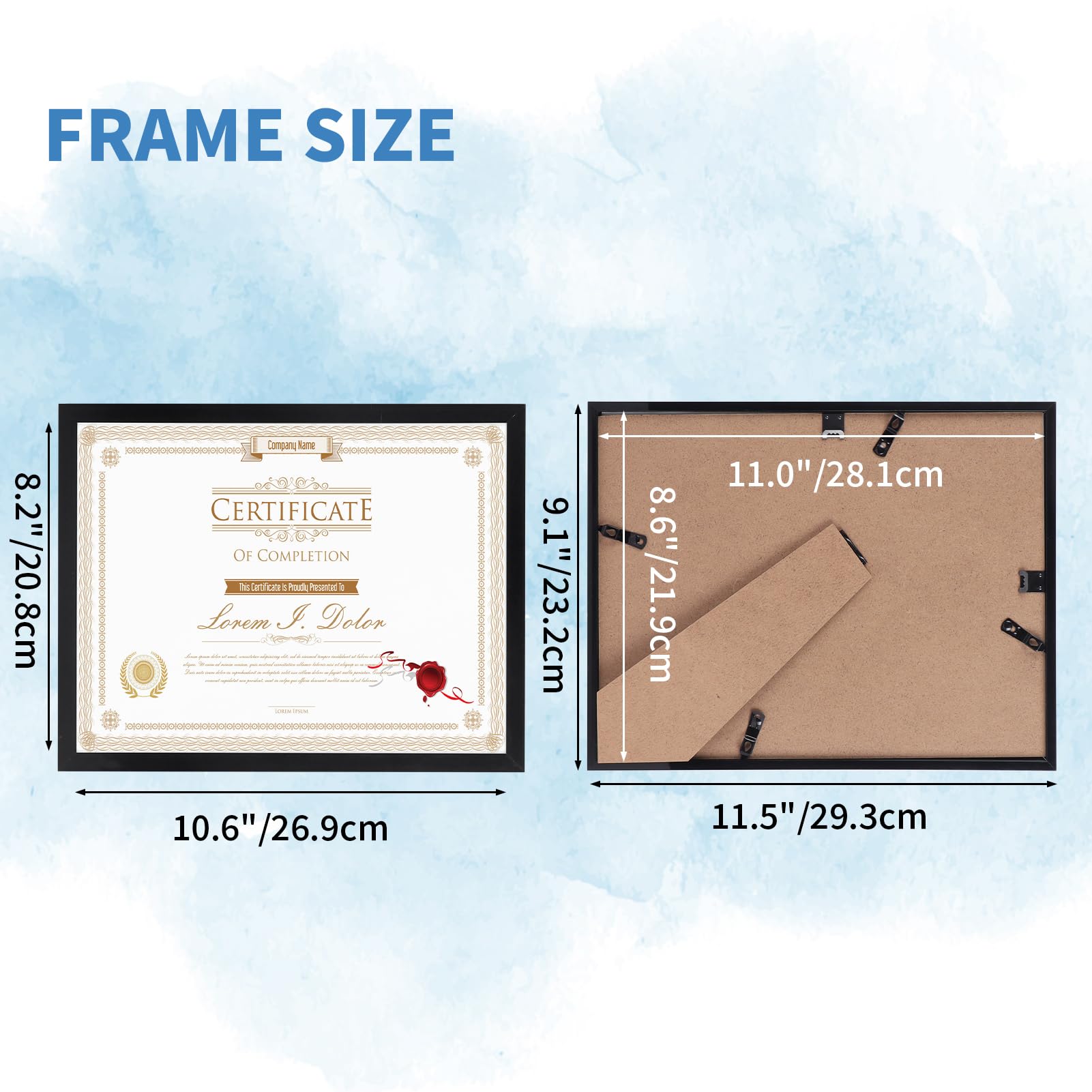 WIFTREY 8.5x11 frame set tabletop layout for desk or shelf