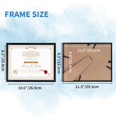 WIFTREY 8.5x11 frame set tabletop layout for desk or shelf