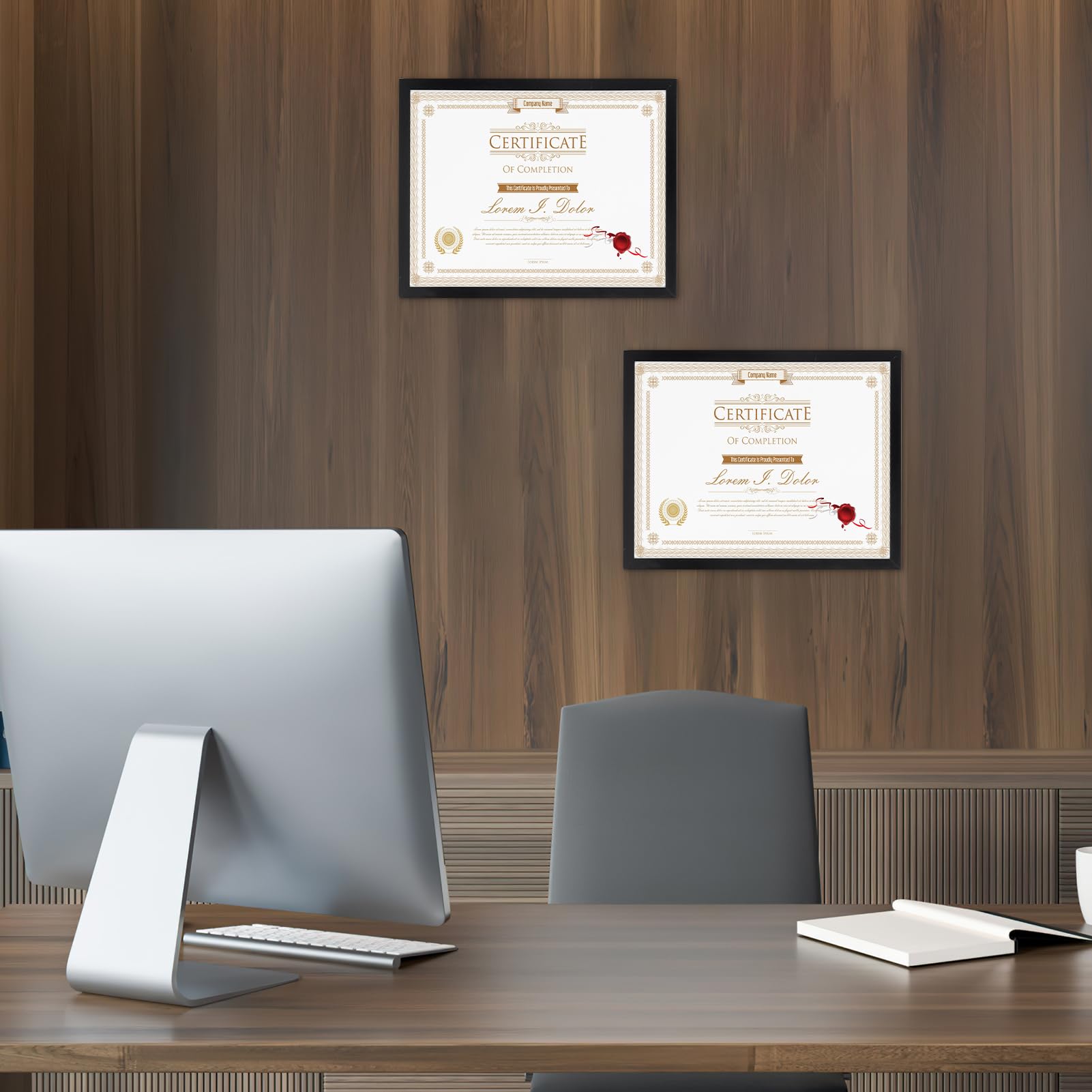 WIFTREY 8.5x11 frame set wall-hanging display for a clean, organized look