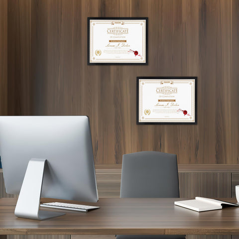 WIFTREY 8.5x11 frame set wall-hanging display for a clean, organized look
