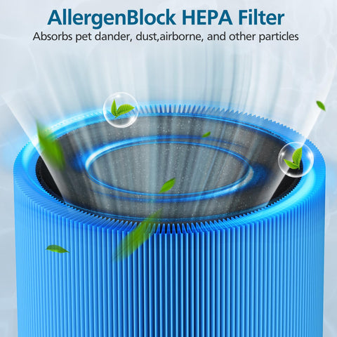 Key features: True HEPA filtration and activated carbon for odor control.