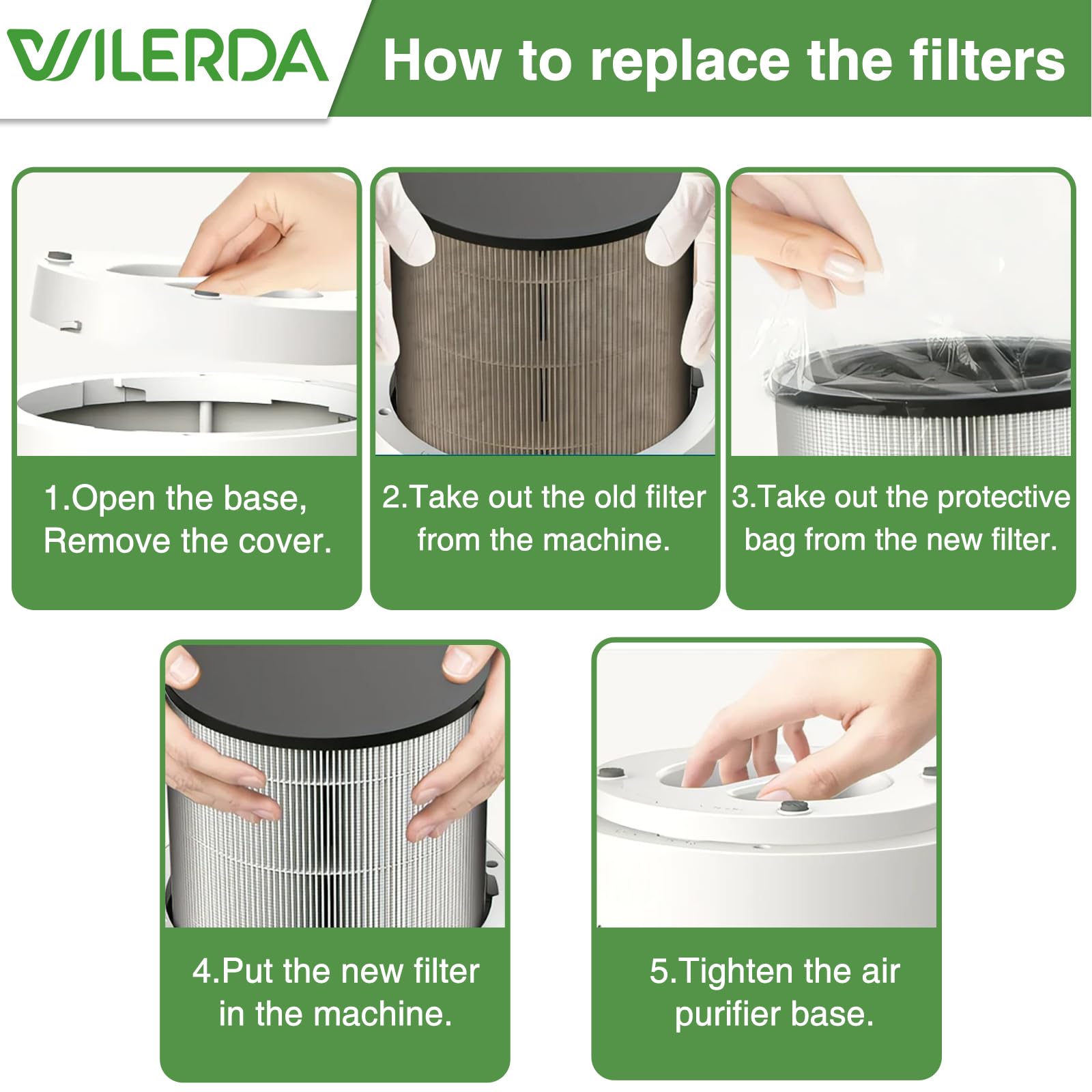 Wildera activated carbon stage helps reduce odors and scents.