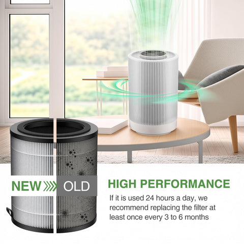 Wildera easy-install filter saves time during replacement.