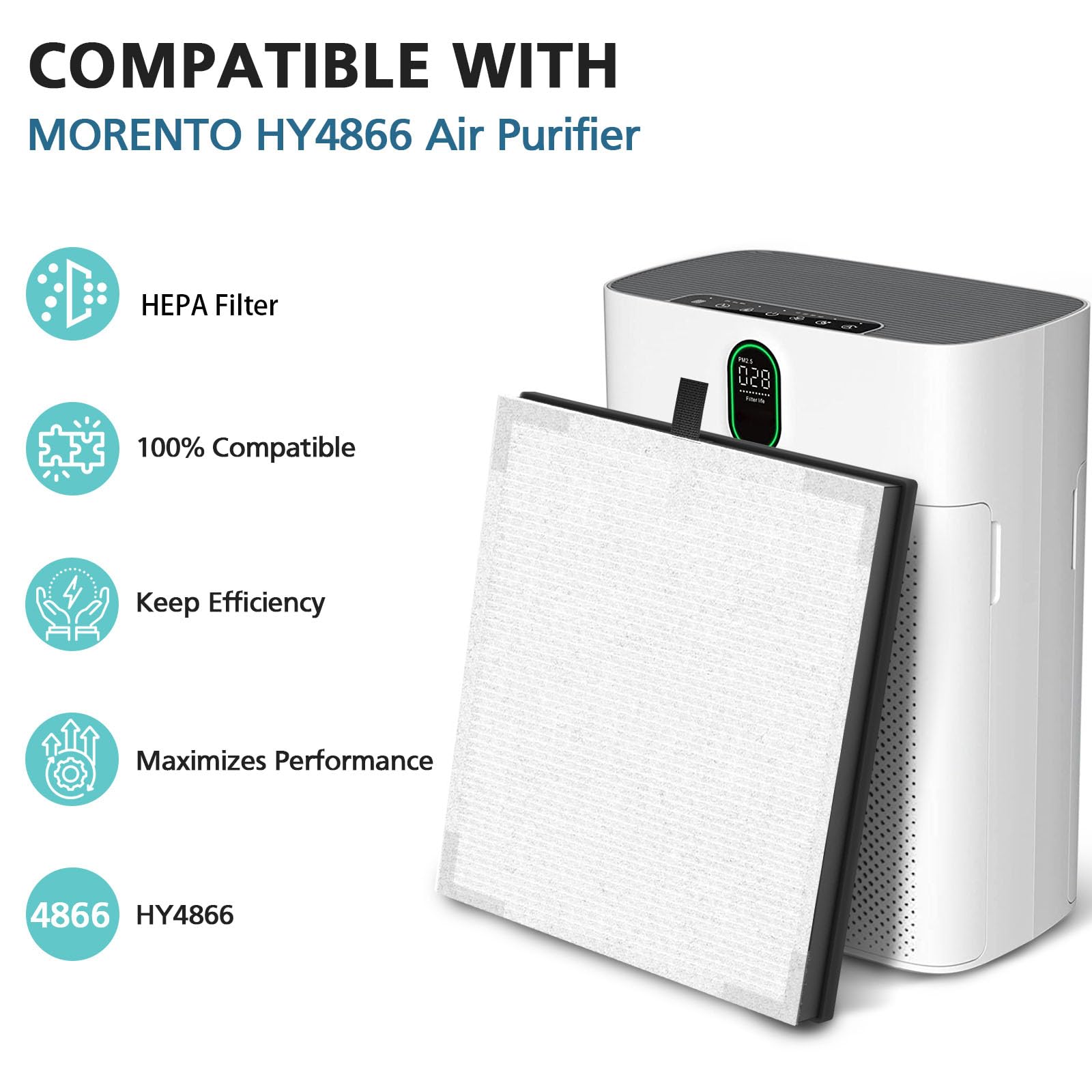 WILERDA HY4866 pre-filter electrostatic cotton captures larger particles for cleaner air