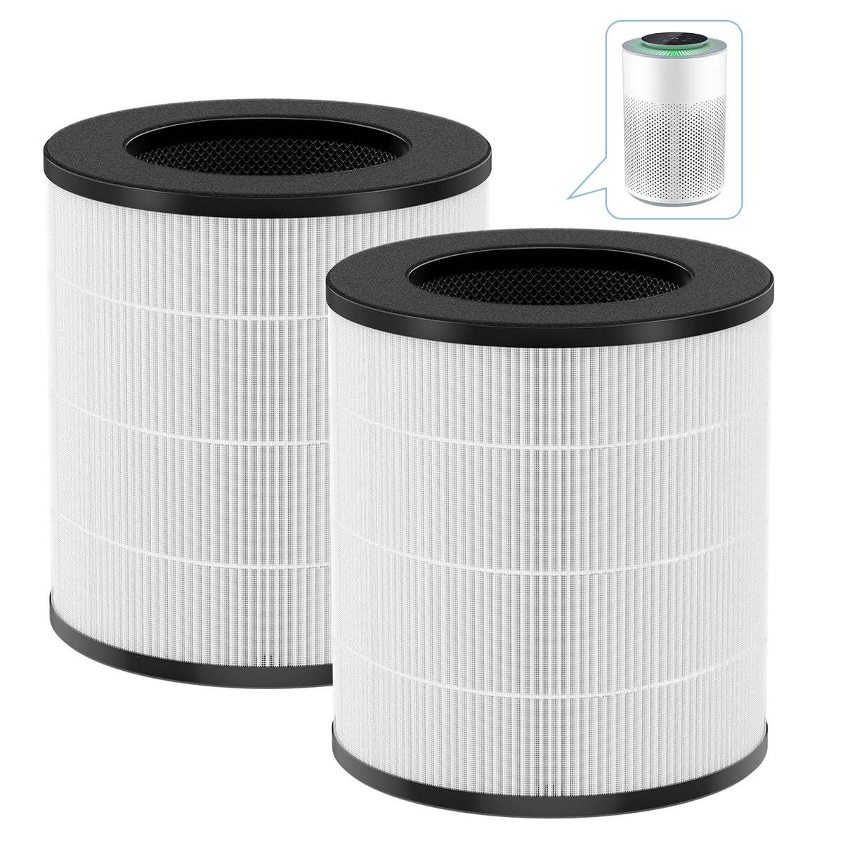 WILERDA A2 filter package 2-pack ready for quick replacement and fresher air.