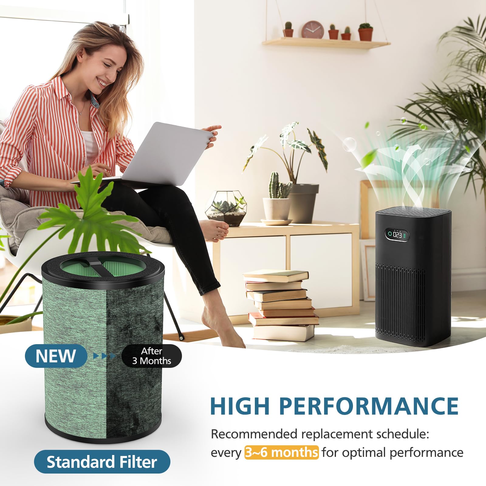WILERDA Wyze activated carbon filter for odor control.