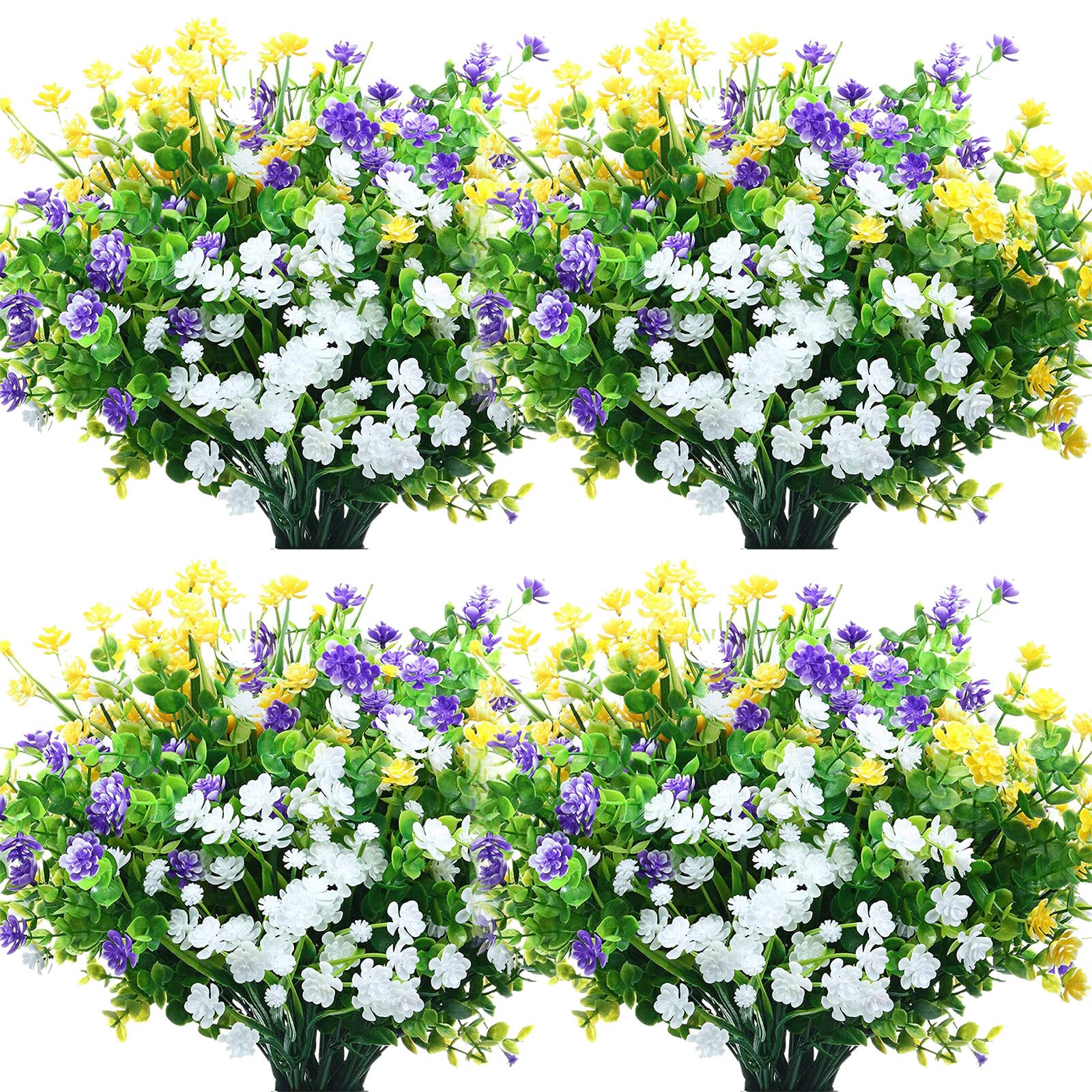 WILLBOND colorful faux blooms brighten interiors without watering or pruning.