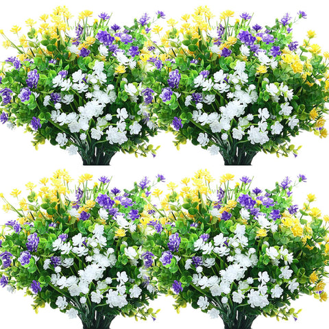 WILLBOND colorful faux blooms brighten interiors without watering or pruning.