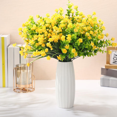 WILLBOND wind-swaying faux flowers for outdoor displays in sun and breeze