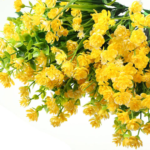 WILLBOND UV resistant artificial flowers maintain color in outdoor settings