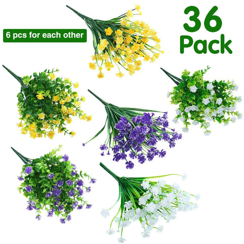 WILLBOND UV-resistant artificial flowers display outdoors without fading under sun.