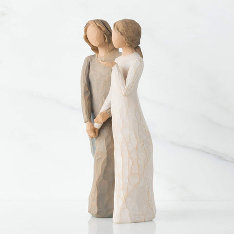 Willow Tree 8.5-inch hand-painted resin figure, ideal for gifting.