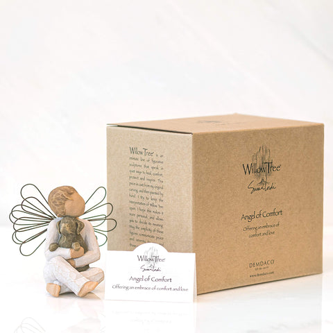 Willow Tree Angel of Comfort: display-ready sculpture for shelves or mantels.