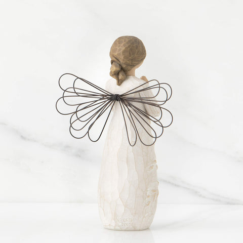 Willow Tree angel wire wings detail for shelves or mantels