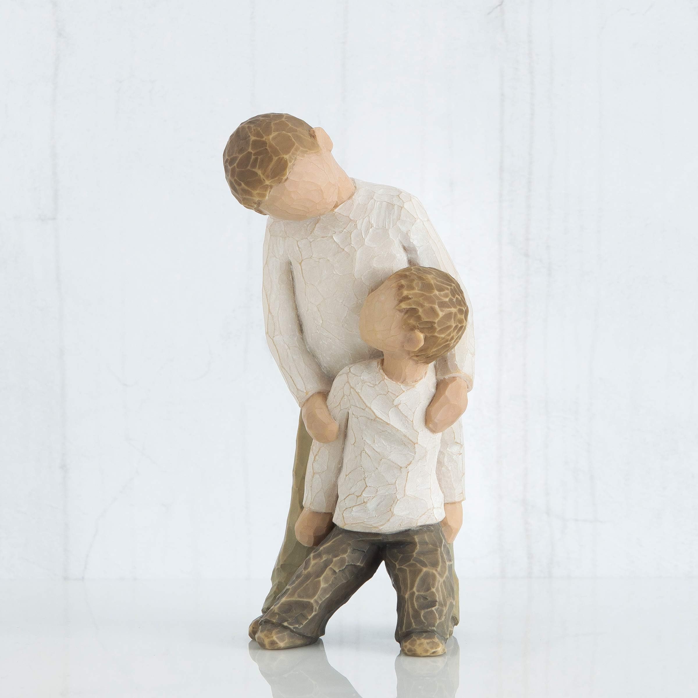 Willow Tree Brothers hand-painted resin figure with intricate detailing for shelves