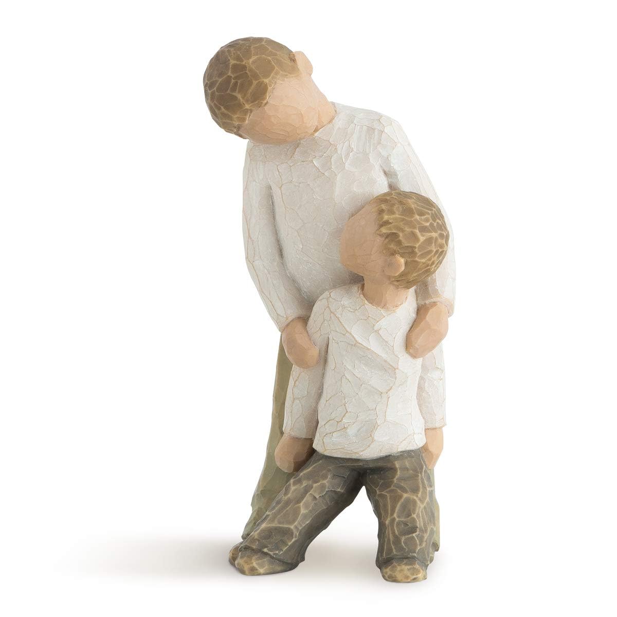 Willow Tree Brothers figure shows two boys leaning together, ideal for family display