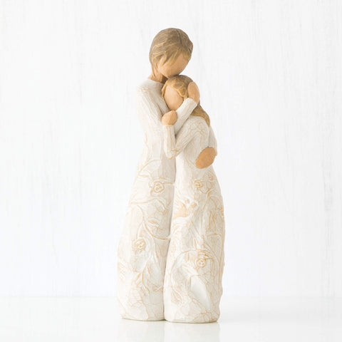 Willow Tree Close to Me: cream dresses with vines and leaves, intricate detailing.