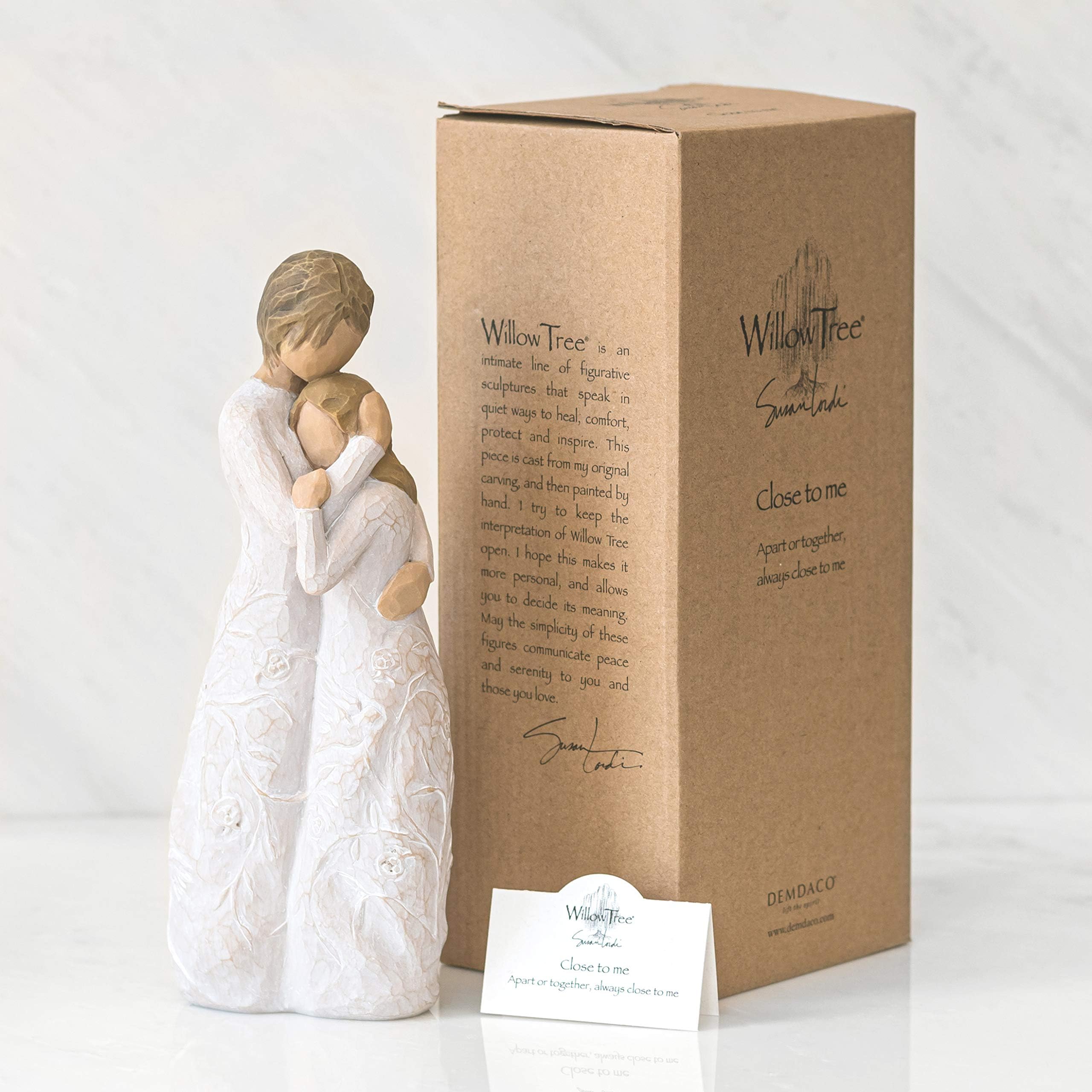 Willow Tree Close to Me: display-ready figure for shelves or mantels.