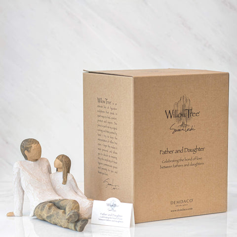 Willow Tree enclosure card with sentiment about loving bonds.