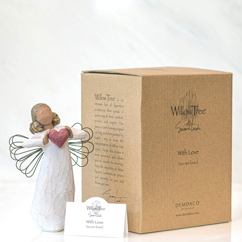 Willow Tree gift-ready box, packaging designed for easy gifting on special occasions.